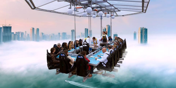 comer en el aire