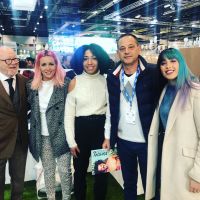 Jimmy y Antonio junto al grupo Sweet California